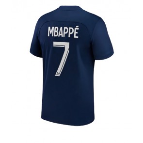 Paris Saint-Germain Kylian Mbappe #7 Hemmatröja 2022-23 Kortärmad